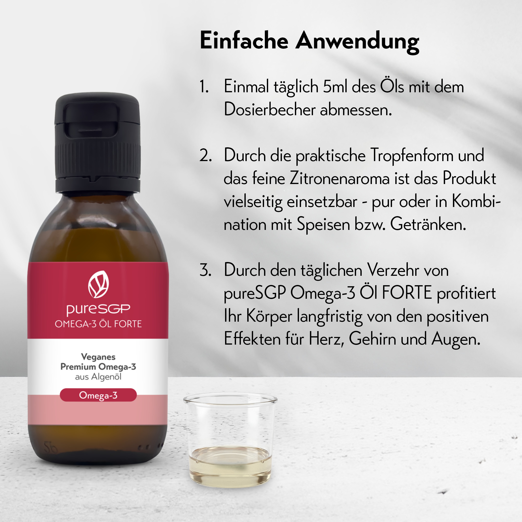 pureSGP OMEGA-3 ÖL FORTE 150 ml Tropfen