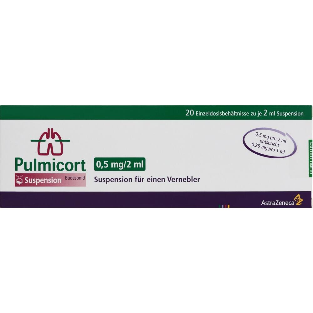 Pulmicort 0,5mg/2ml Suspension 20X2 ml Suspension für einen Vernebler