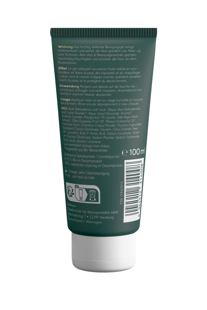 RAINBOW aloecare Aloe Vera Cleansing Gel 100 ml Gel