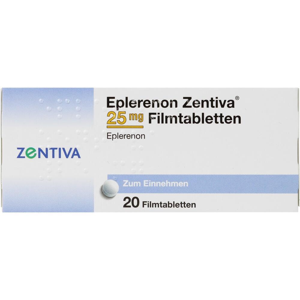Eplerenon Zentiva 25mg 20 St Filmtabletten