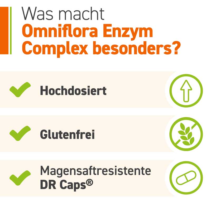 OMNIFLORA Enzym Komplex 90 St Kapseln