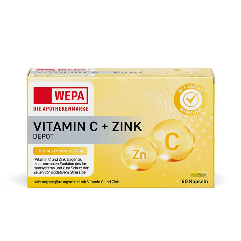 WEPA VITAMIN C + ZINK 60 St Kapseln