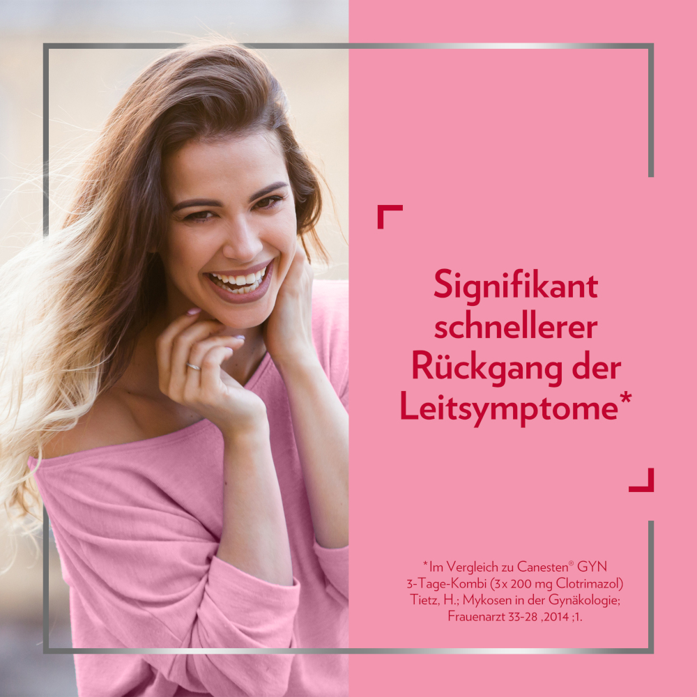 Canesten GYN Once Kombi zur Behandlung von Scheidenpilz 1 Packung Kombipackung