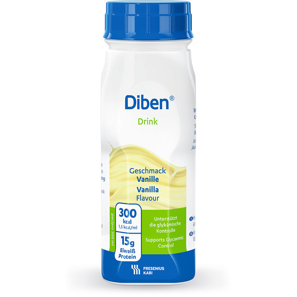 Diben DRINK Trinknahrung Vanille 4X200 ml Flüssigkeit