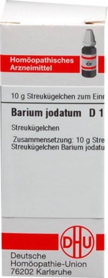 BARIUM JODATUM D 12 Globuli 10 g Globuli