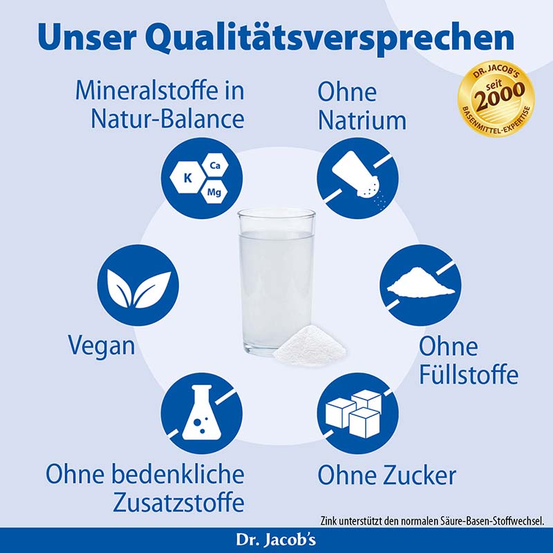 Dr. Jacob's Basenpulver Original Basen-Citrat-Mineralstoffe