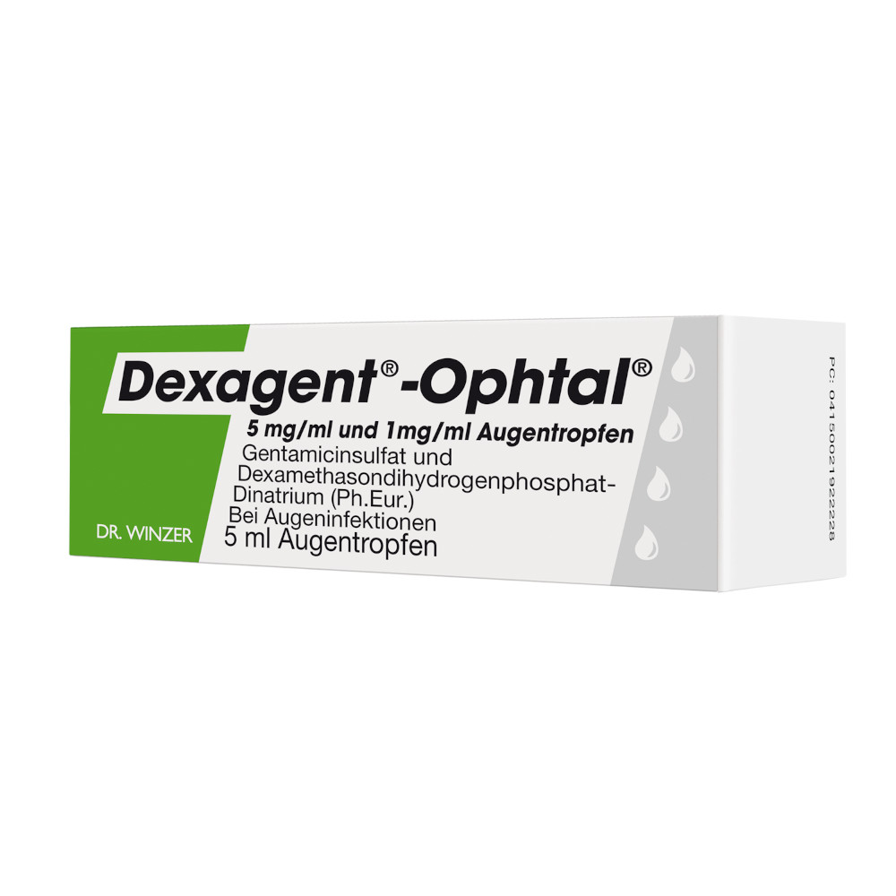 Dexagent-Ophtal 5 mg/g und 0,3 mg/g 3 g Augensalbe