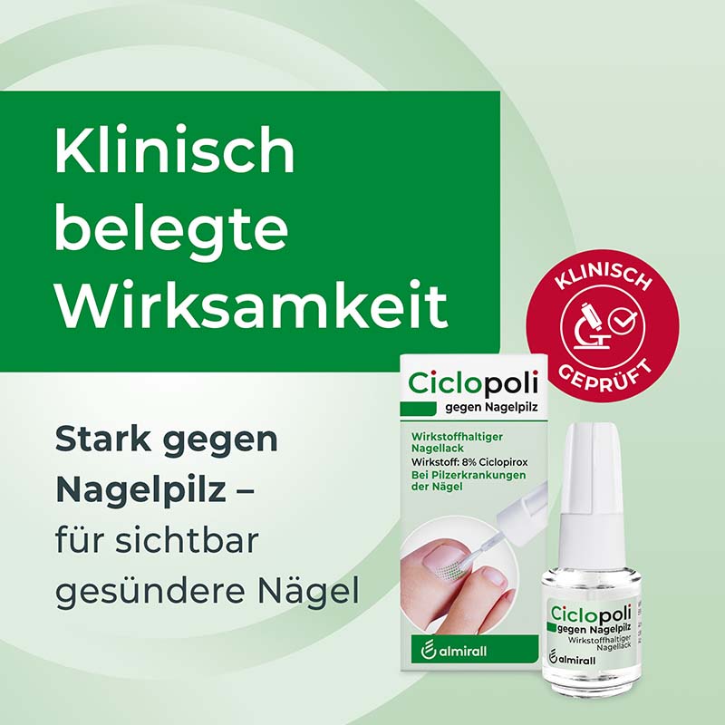 Ciclopoli gegen Nagelpilz Nagellack 6.6 ml Wirkstoffhaltiger Nagellack