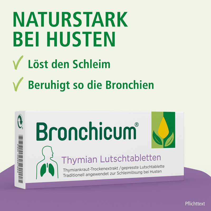 BRONCHICUM Thymian 20 St Lutschtabletten