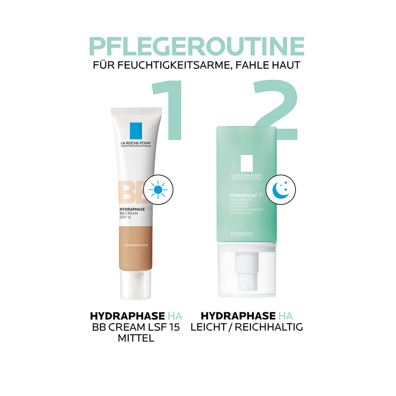 LA ROCHE-POSAY HYDRAPHASE HA BB CREME SPF 15 mittel 40 ml Creme