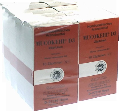 MUCOKEHL Suppositorien D 3 10X10 St Suppositorien