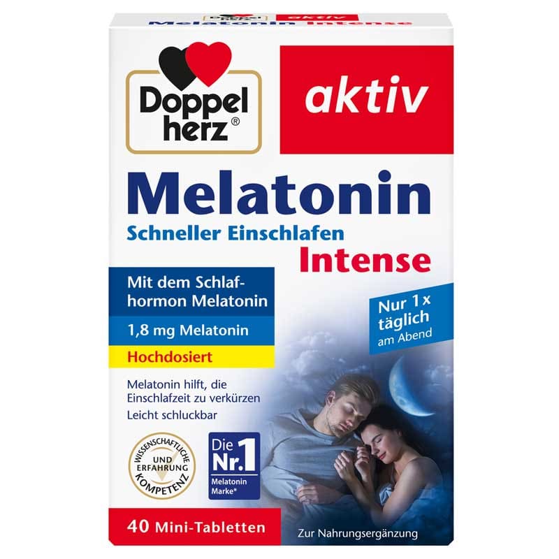 Doppelherz aktiv Melatonin Schneller Einschlafen 40 St Tabletten