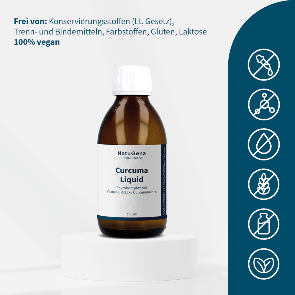 NatuGena Curcuma Liquid 250 ml Emulsion