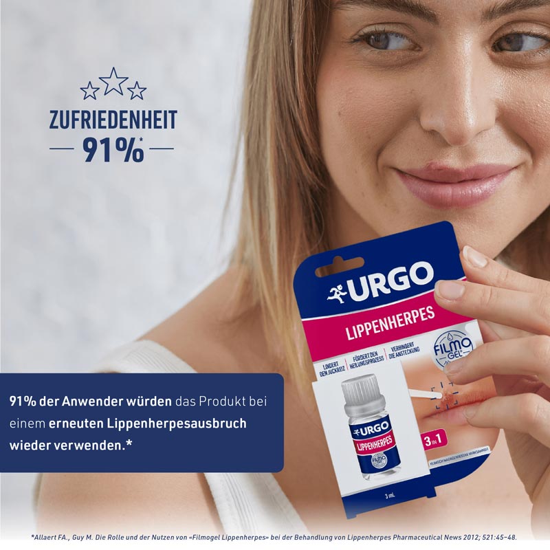 URGO LIPPENHERPES 3 ml Flüssigkeit