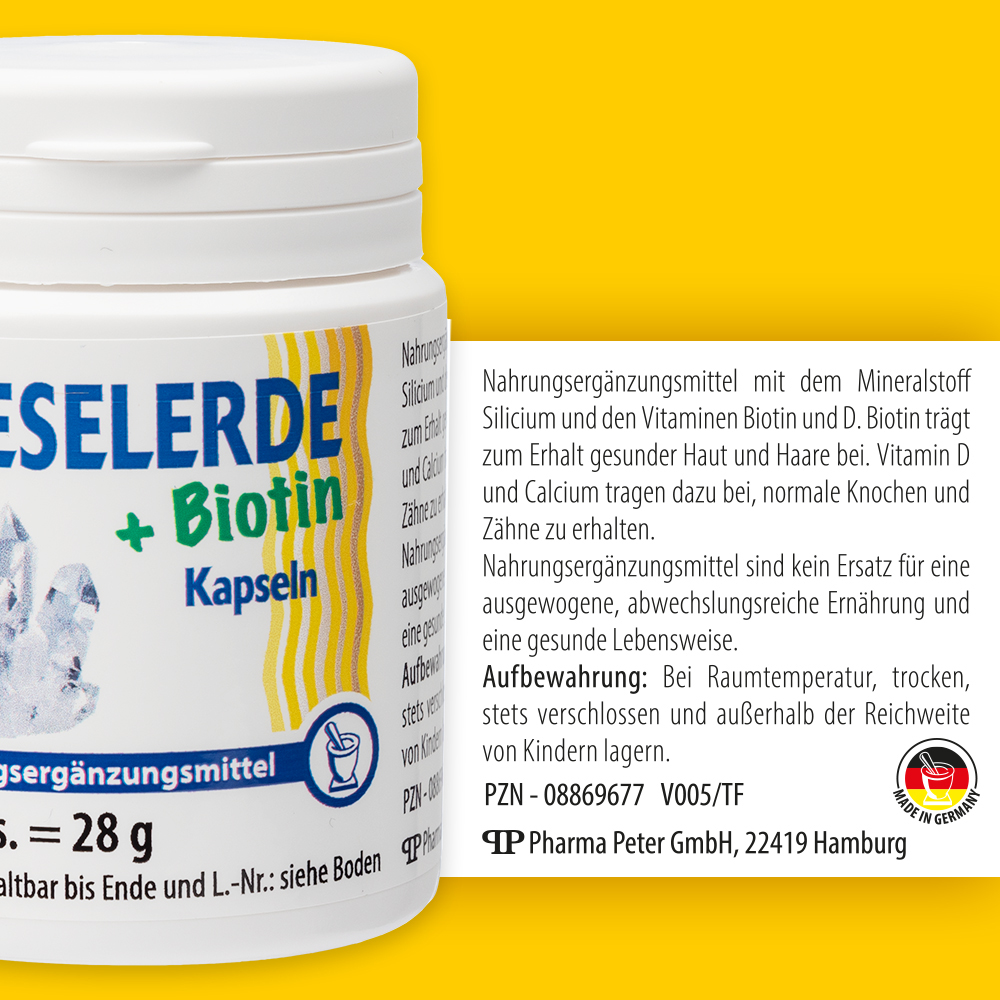 KIESELERDE+BIOTIN Kapseln 60 St Kapseln
