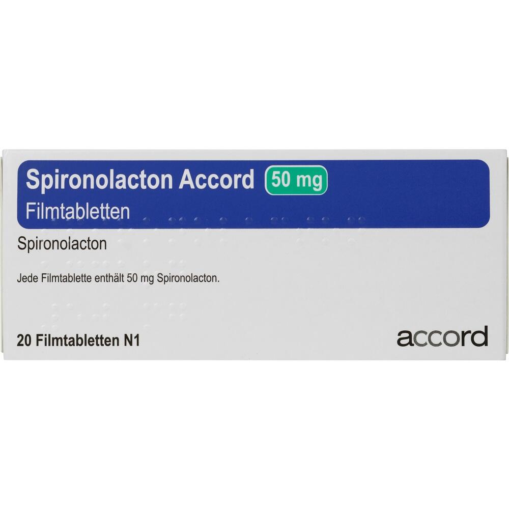 Spironolacton Accord 50mg 20 St Filmtabletten