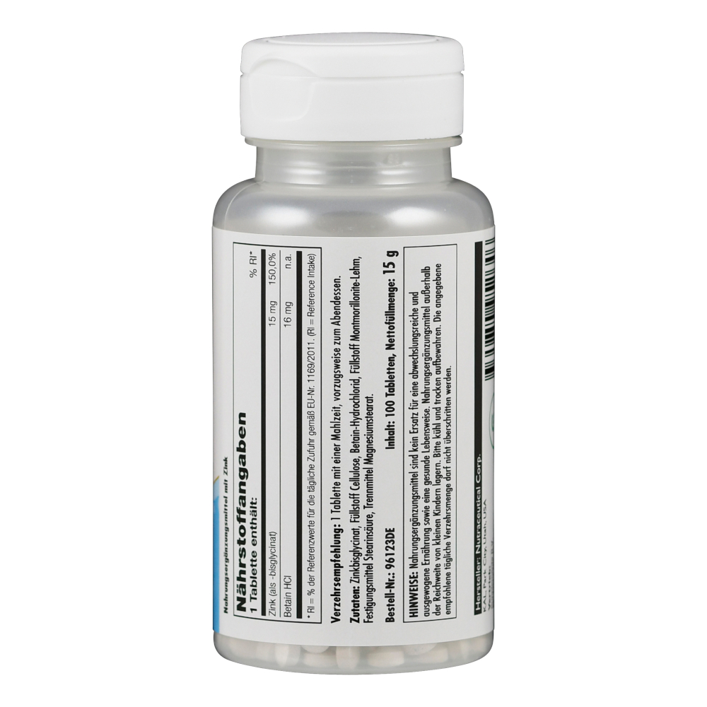 Zink 15 Plus 100 St Tabletten