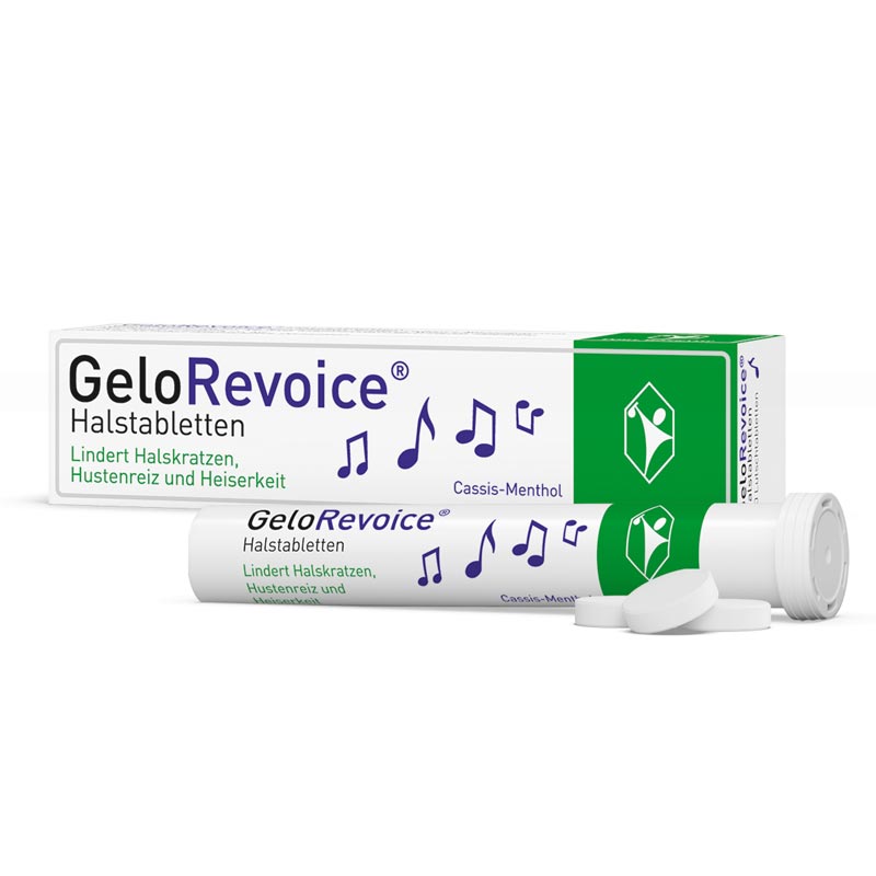 GeloRevoice Halstabletten Cassis-Menthol 20 St.  20 St Lutschtabletten