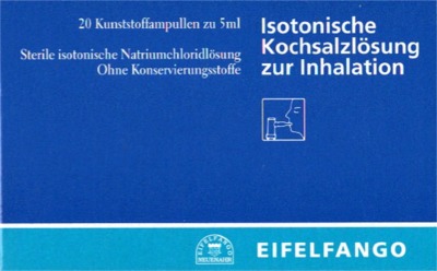 ISOTONISCHE Kochsalzlösung zur Inhalation 20X5 ml Inhalationslösung