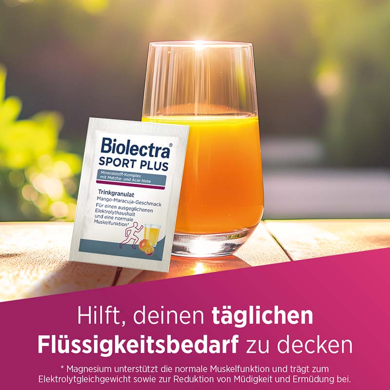 Biolectra SPORT PLUS Trinkgranulat  20 St Granulat