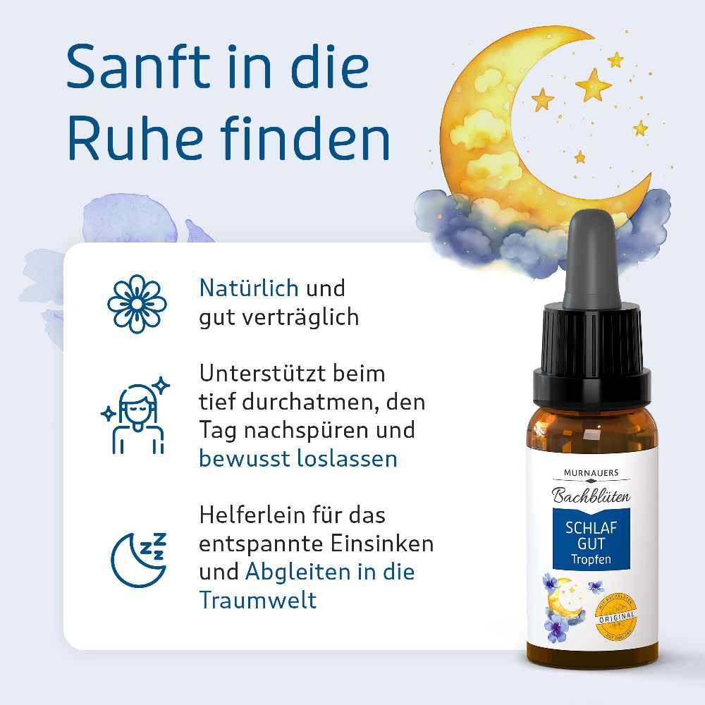 MURNAUERS Bachblüten Schlaf Gut Tropfen 20 ml Tropfen