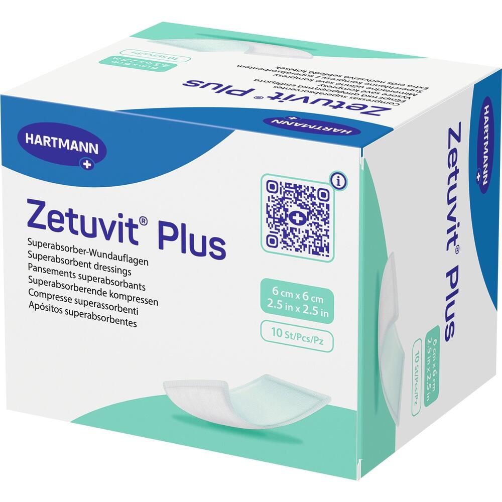 ZETUVIT PLUS 6X6CM
