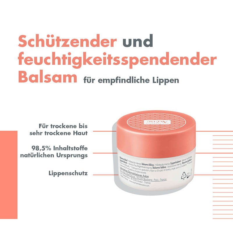 Avène LIPPENBALSAM 24H intensive Feuchtigkeit  10 ml Balsam