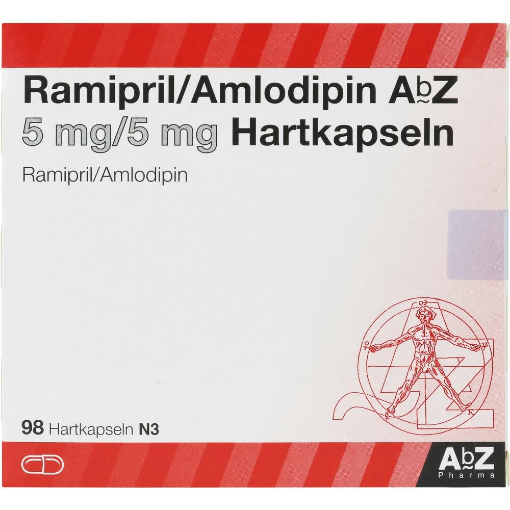 Ramipril/Amlodipin AbZ 5 mg/5 mg 98 St Hartkapseln