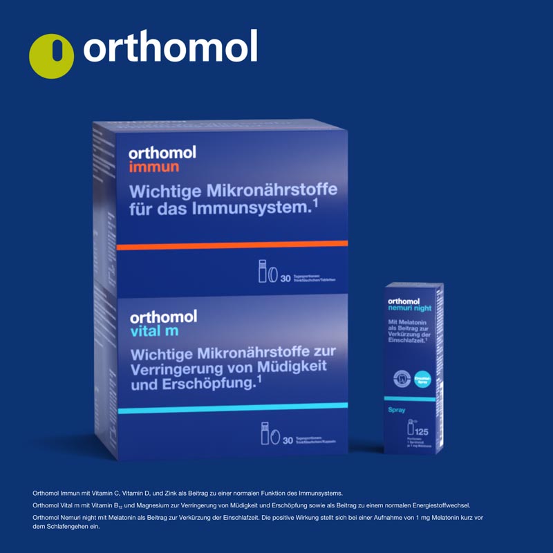 orthomol nemuri night - Heißgetränk mit Melatonin und Hopfen-Extrakt - Granulat