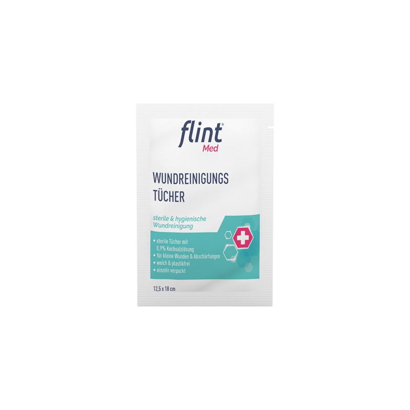 flint Med WUNDREINIGUNGS TÜCHER  20 St Tücher