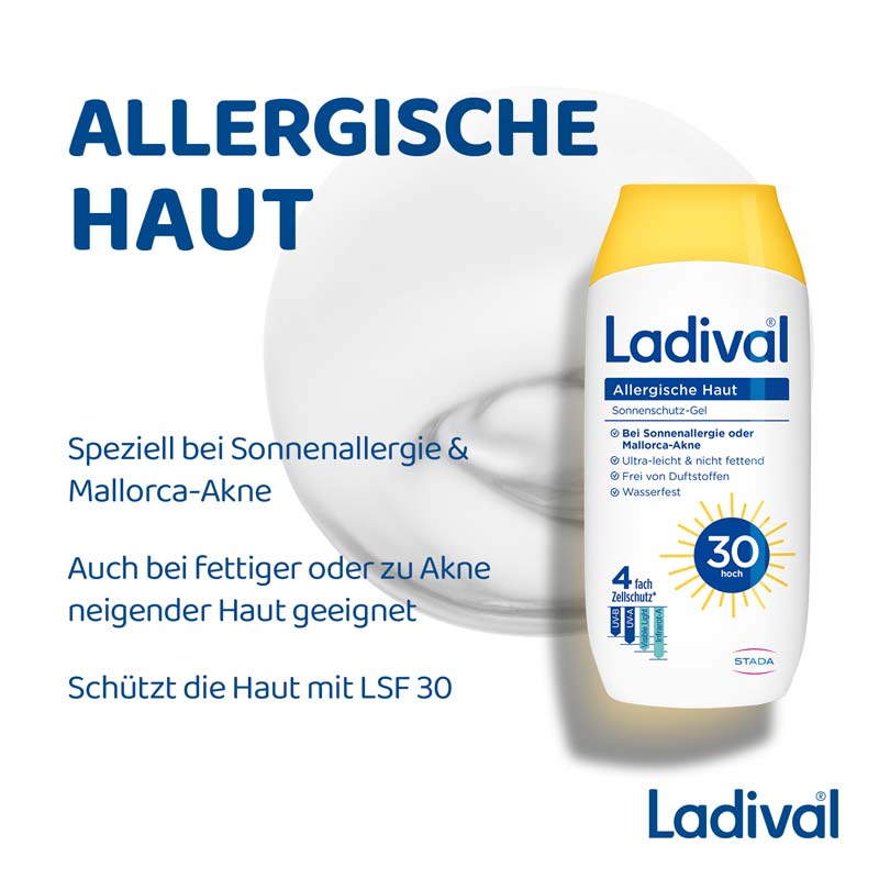 Ladival Allergische Haut Sonnenschutz-Gel LSF 30 200 ml Gel