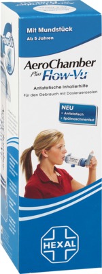 AEROCHAMBER HEXAL mit Mundstück f.Erw.u.Kinder 1 St