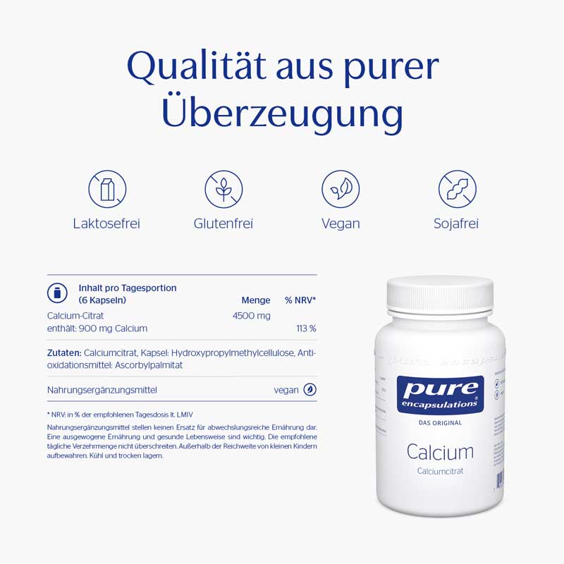 pure encapsulations Calcium Calciumcitrat 90 St Kapseln