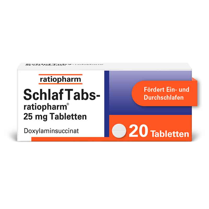 SchlafTabs-ratiopharm 25mg 20 St Tabletten