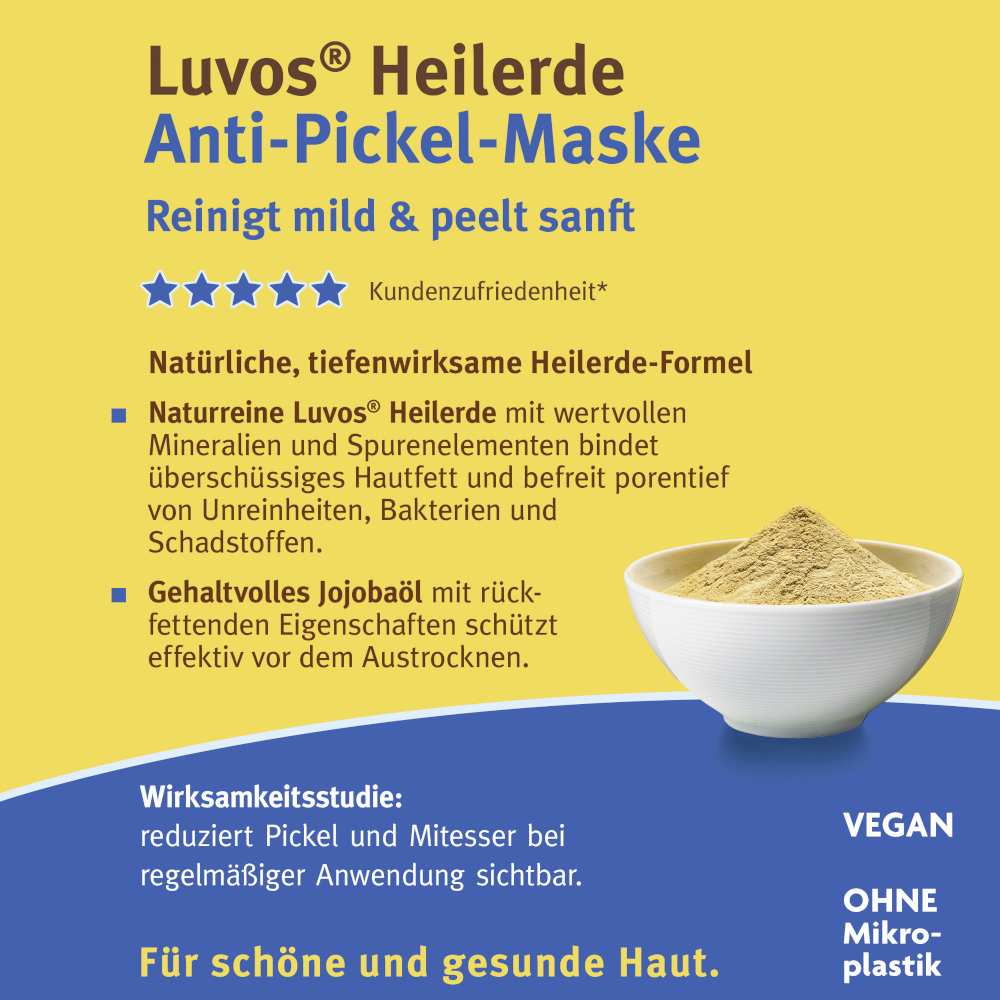 Luvos HEILERDE Anti-Pickel-Maske vegan 15 ml Gesichtsmaske