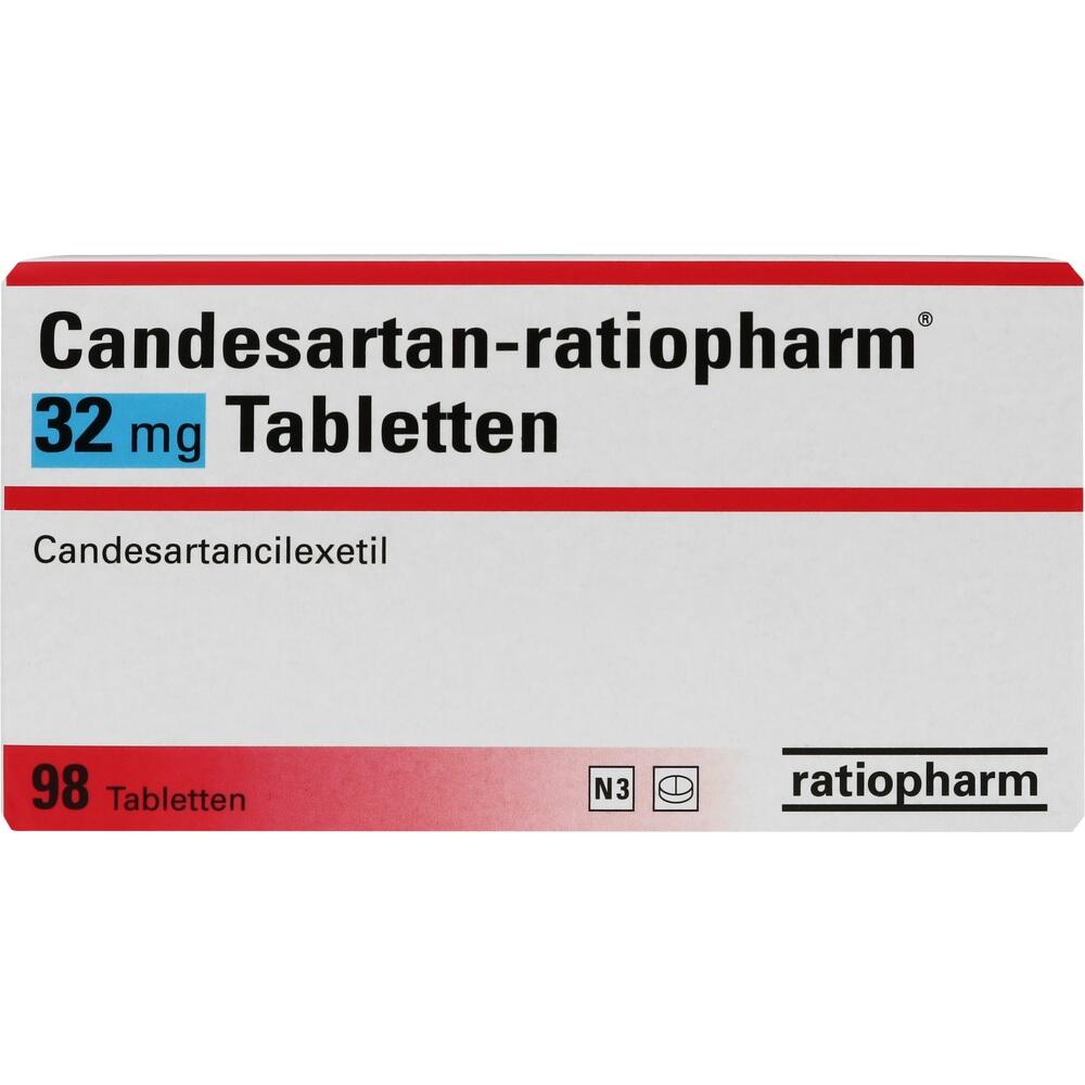 Candesartan-ratiopharm 32mg 98 St Tabletten