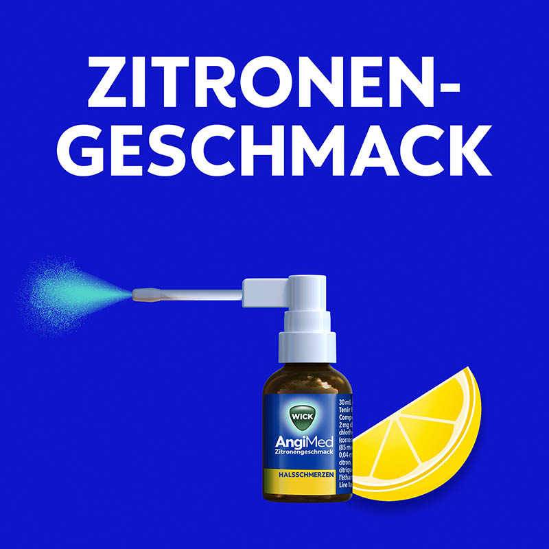 WICK AngiMed Zitronengeschmack 30 ml Spray