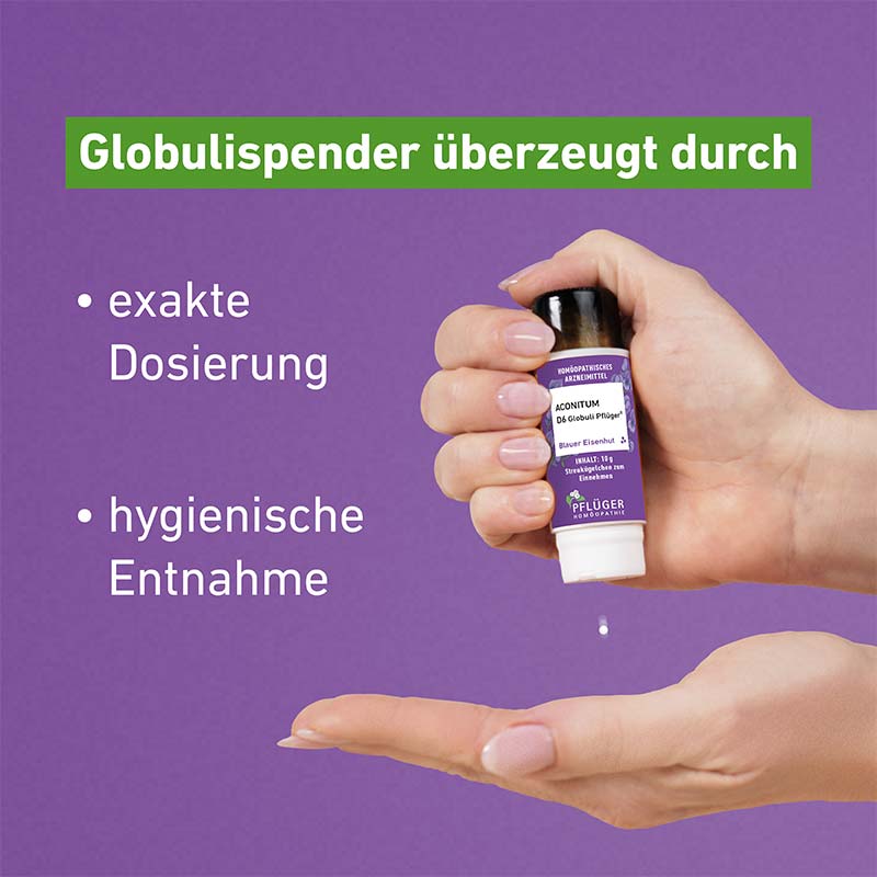 Aconitum D12 Globuli Pflüger 10 g Globuli