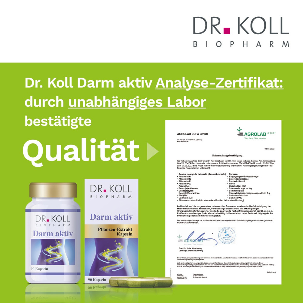 DR. KOLL Darm Aktiv 90 St Kapseln