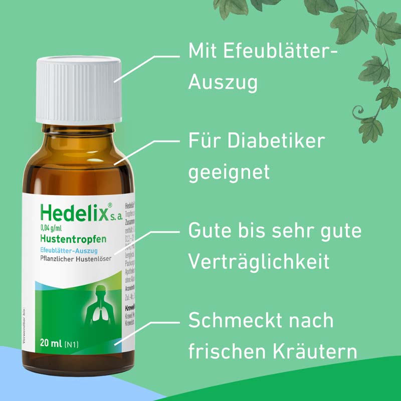 Hedelix s.a. Hustentropfen 20 ml Tropfen zum Einnehmen