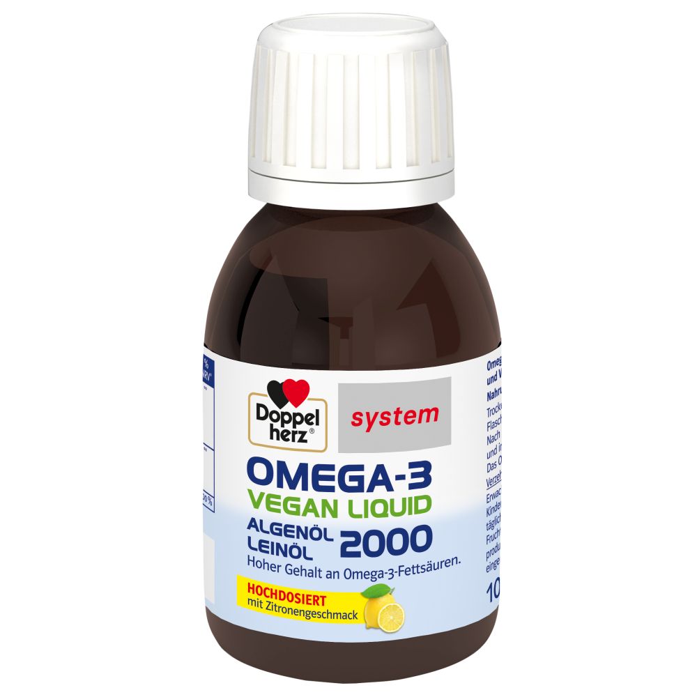 Doppelherz system OMEGA-3 VEGAN LIQUID 2000 100 ml Flüssigkeit