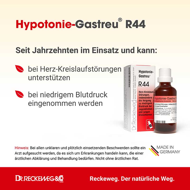 HYPOTONIE GASTREU R 44 Tropfen zum Einnehmen 22 ml Mischung
