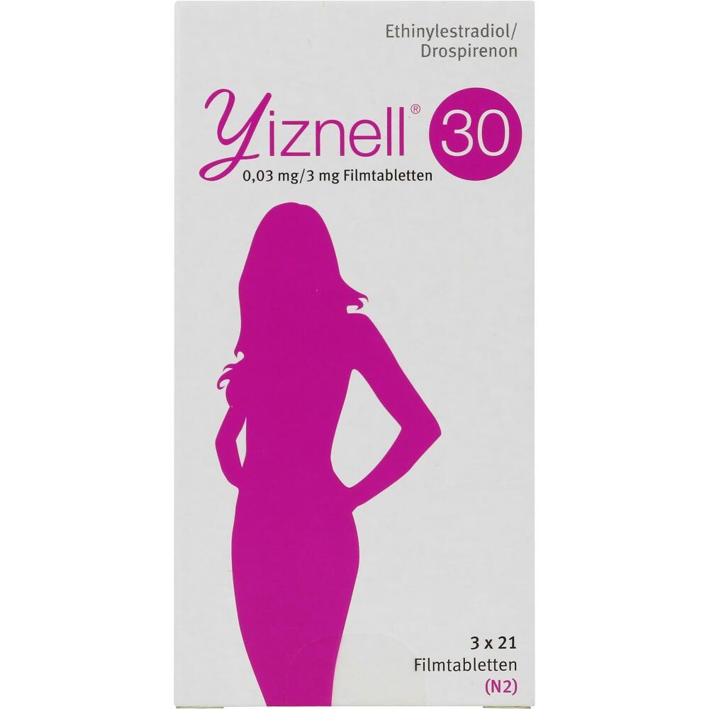 Yiznell 30 0,03mg/3mg 3X21 St Filmtabletten