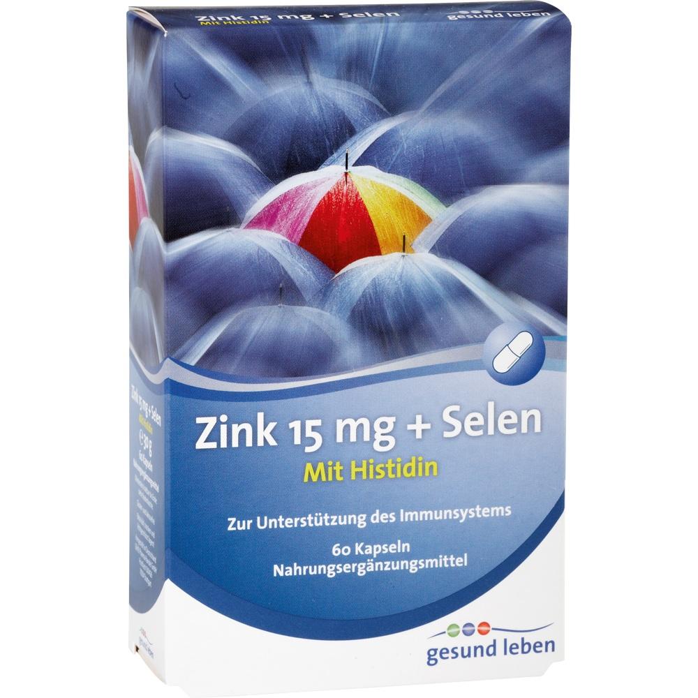 Gesund Leben Zink 15 mg+Selen Kapseln 60 St Kapseln