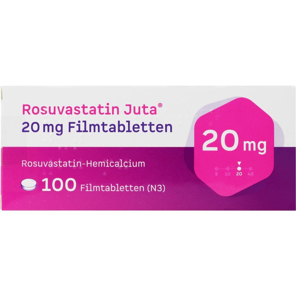 Rosuvastatin Juta 20 mg  100 St Filmtabletten