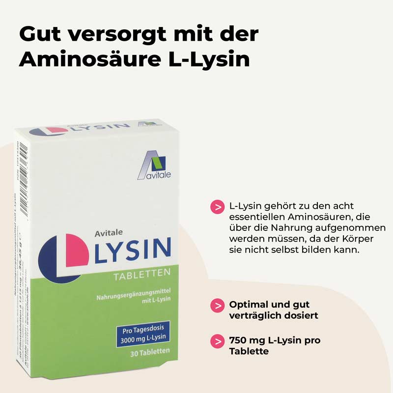 Avitale L-LYSIN 750 mg  30 St Tabletten