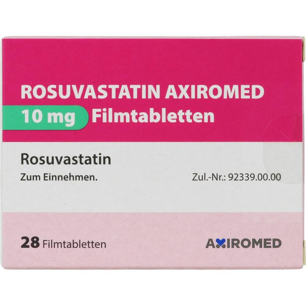 ROSUVASTATIN AXIROMED 10 mg Filmtabletten 28 St Filmtabletten
