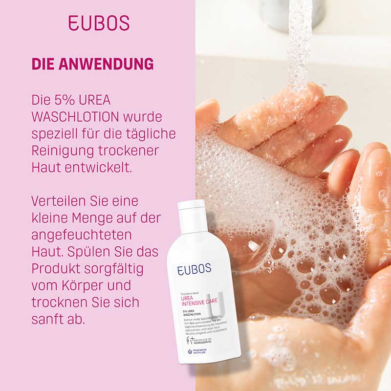 EUBOS TROCKENE Haut Urea 5% Waschlotion 200 ml Lotion