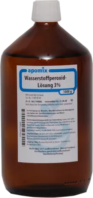 WASSERSTOFFPEROXID 3% DAB 10 Lösung 1000 g Lösung