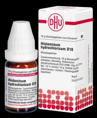 HISTAMINUM hydrochloricum D 10 Globuli 10 g Globuli
